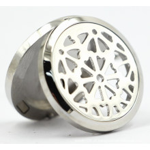 30mm Rd ímã estilo inoxidável perfume difusor Locket pingente